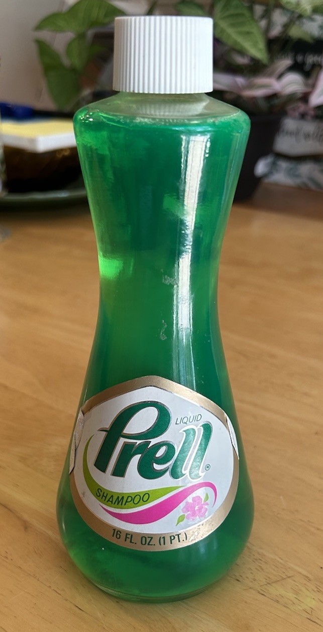 RARE Unused HTF Vintage PRELL Shampoo Original New In Glass Bottle 16 Ounces