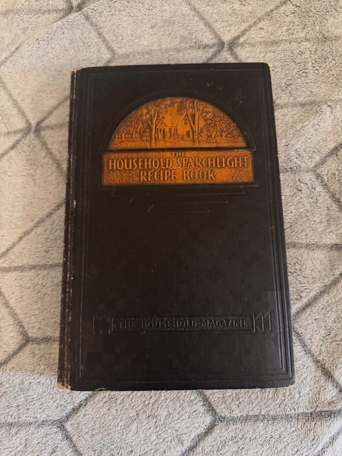 Vintage 1935 Household Searchlight Recipe Book Hardcover, Original Paper Edition