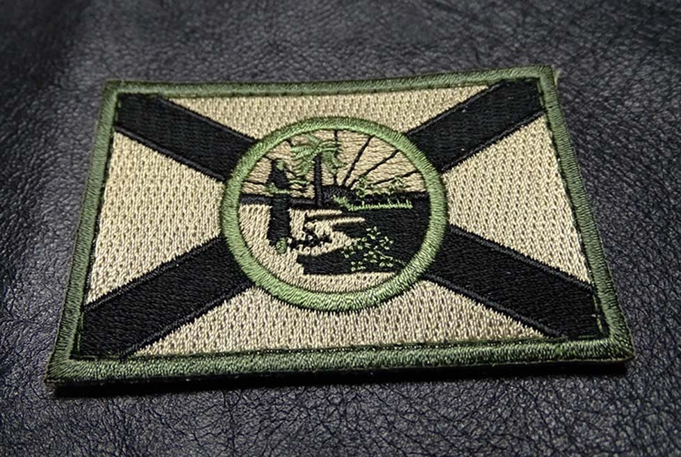 FLORIDA STATE FLAG HOOK FASTENER PATCH (MTF1)