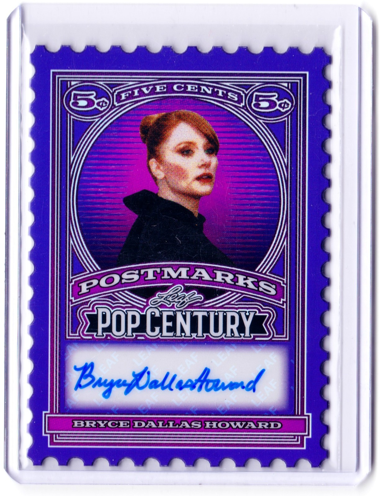 Bryce Dallas Howard 2026 Leaf Metal Pop Century Autograph Card # /7 Auto