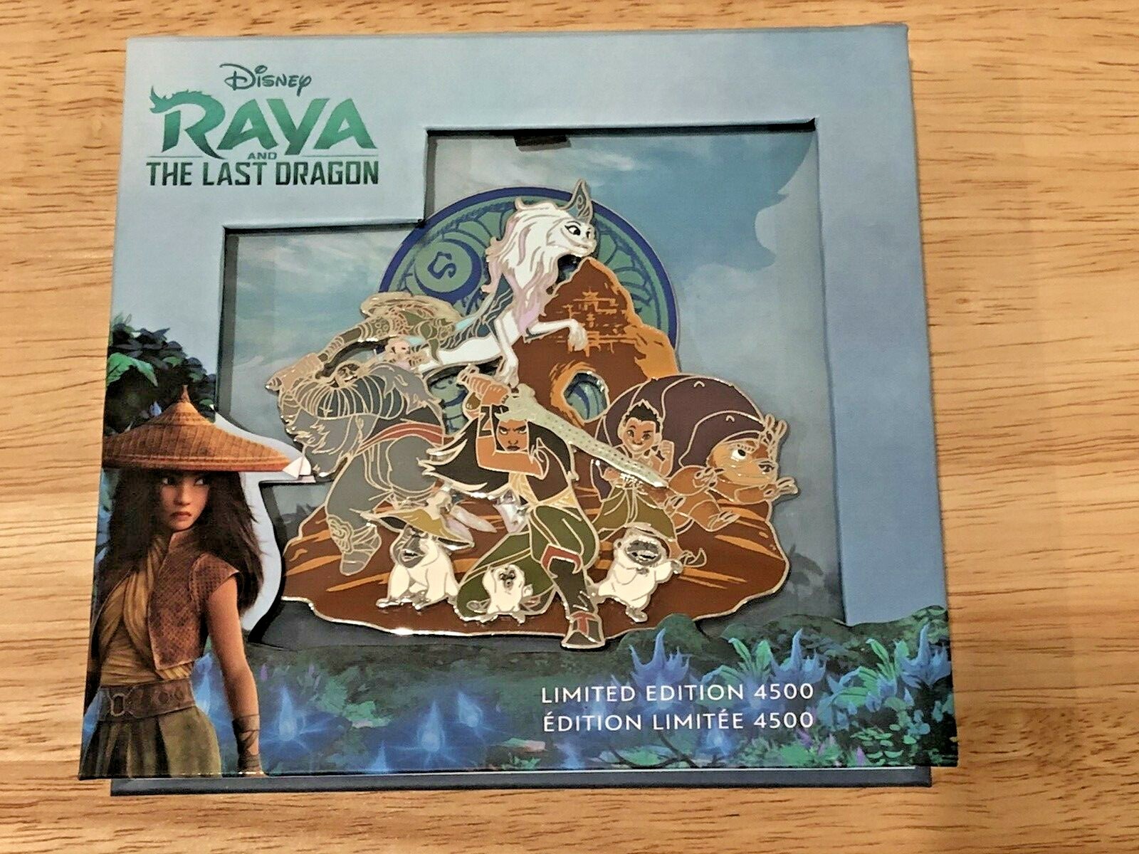 2021 DISNEY RAYA AND THE LAST DRAGON JUMBO PIN LIMITED EDITION 4500 NEW IN BOX