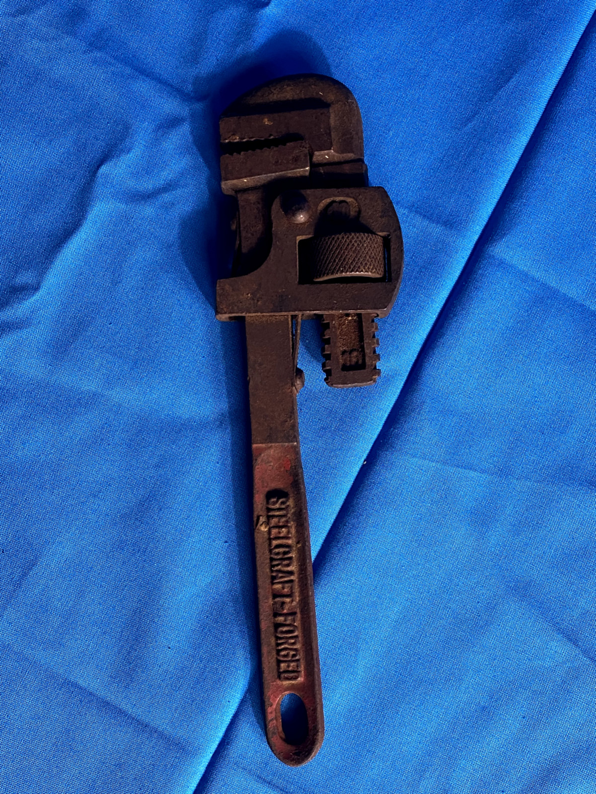 Vintage Steelcraft Forged Pipe Wrench West Germany #10 Monkey Wrench 