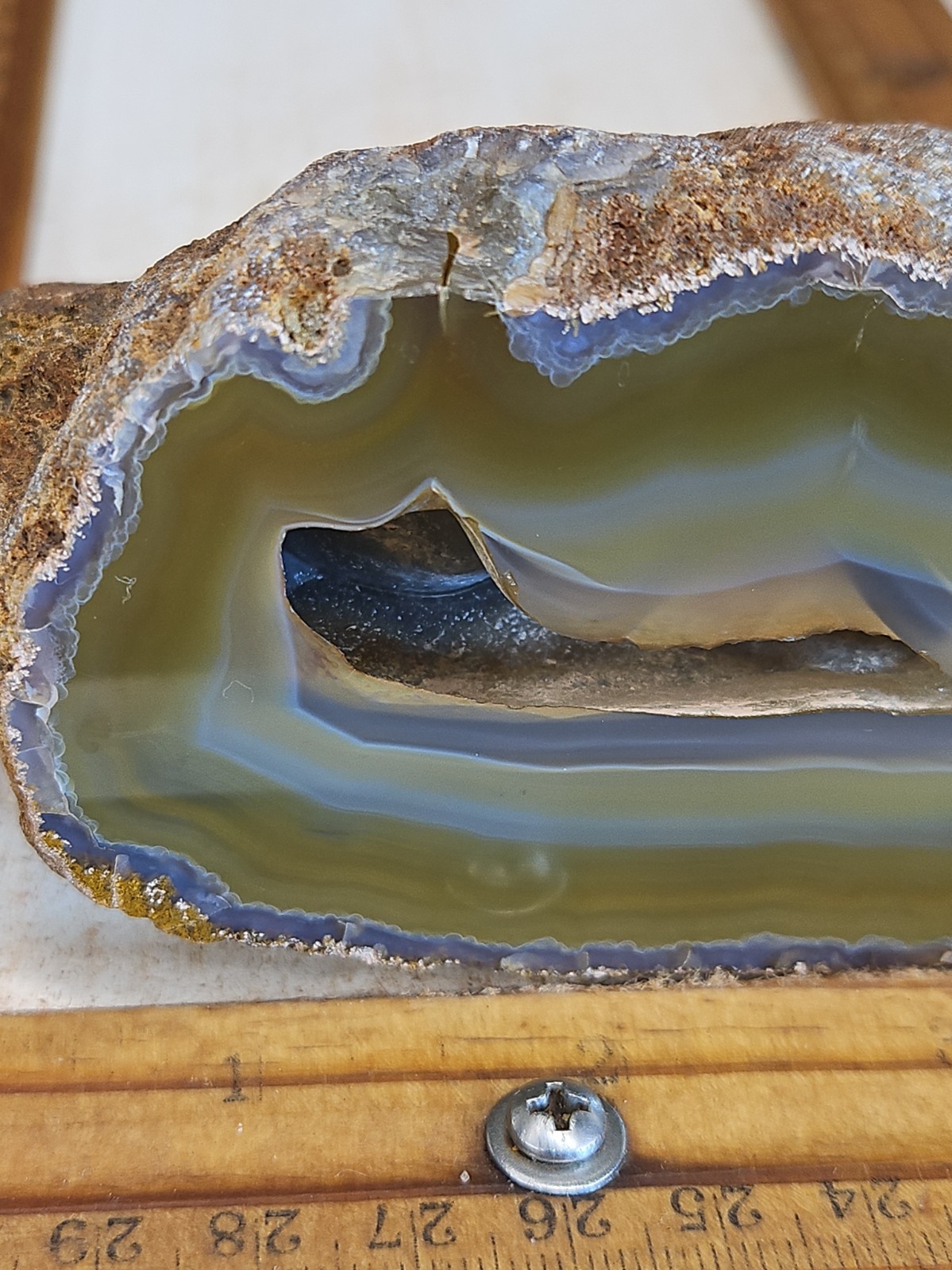 El Sueco agate highly polished 1LB .3OZ.