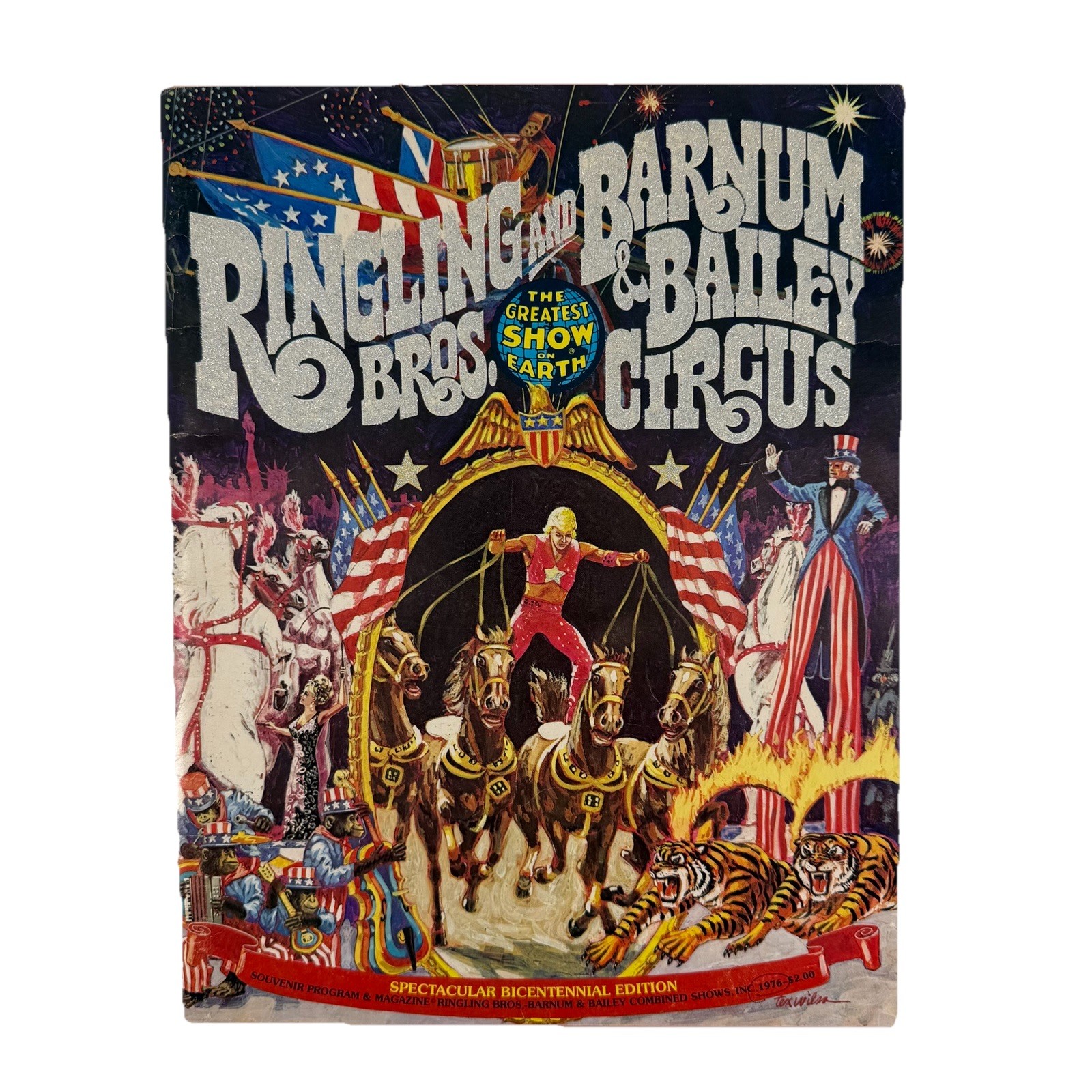 VTG 1976 Ringling Bros and Barnum & Bailey Circus Bicentennial Edition Program