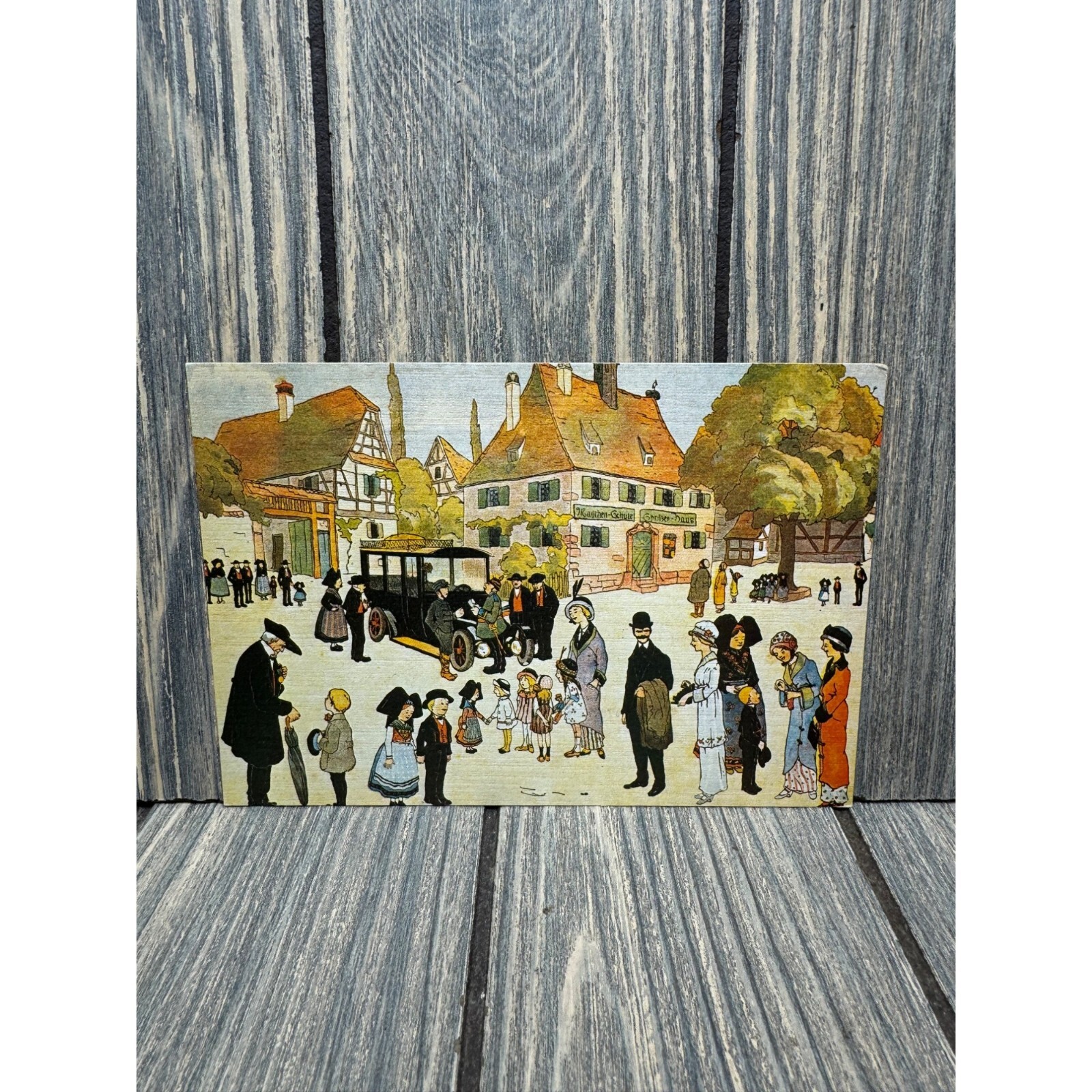 Vintage LAlsace Merveilleuse De Hansi Postcard Vintage LAlsace Merveilleuse De Hansi Postcard