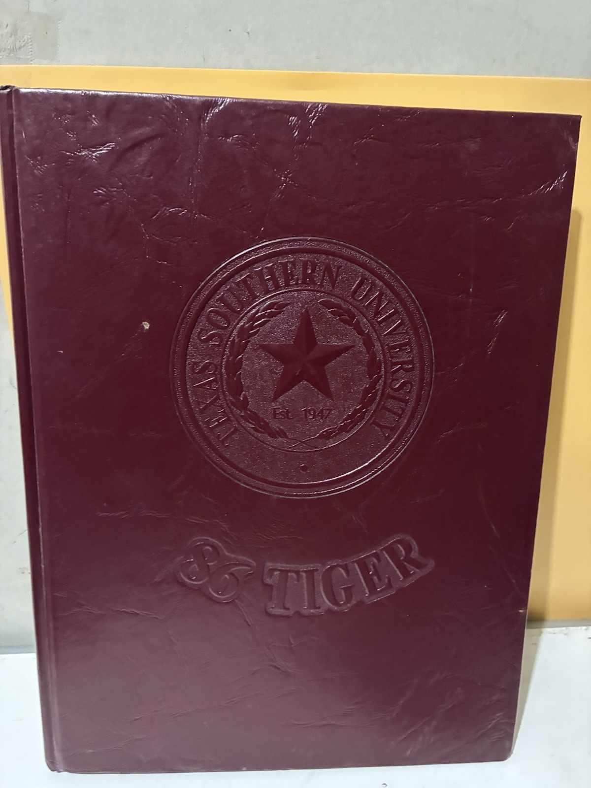 1986 Texas Southern University Yearbook - TSU Tiger Vol 38 - Houston Texas HBCU