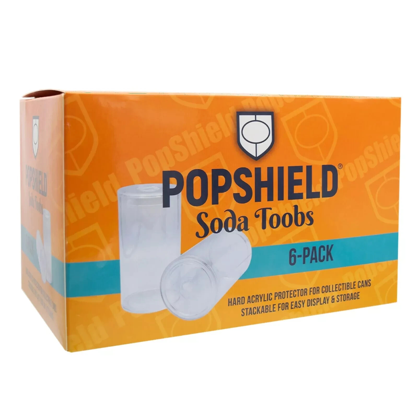 PopShield Soda Toobs 6pk Protectors for Funko Soda Hard Case