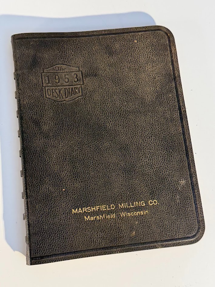 Marshfield Milling Co Wisconsin Banner Mills Saw Mill Desk Diary Advertising