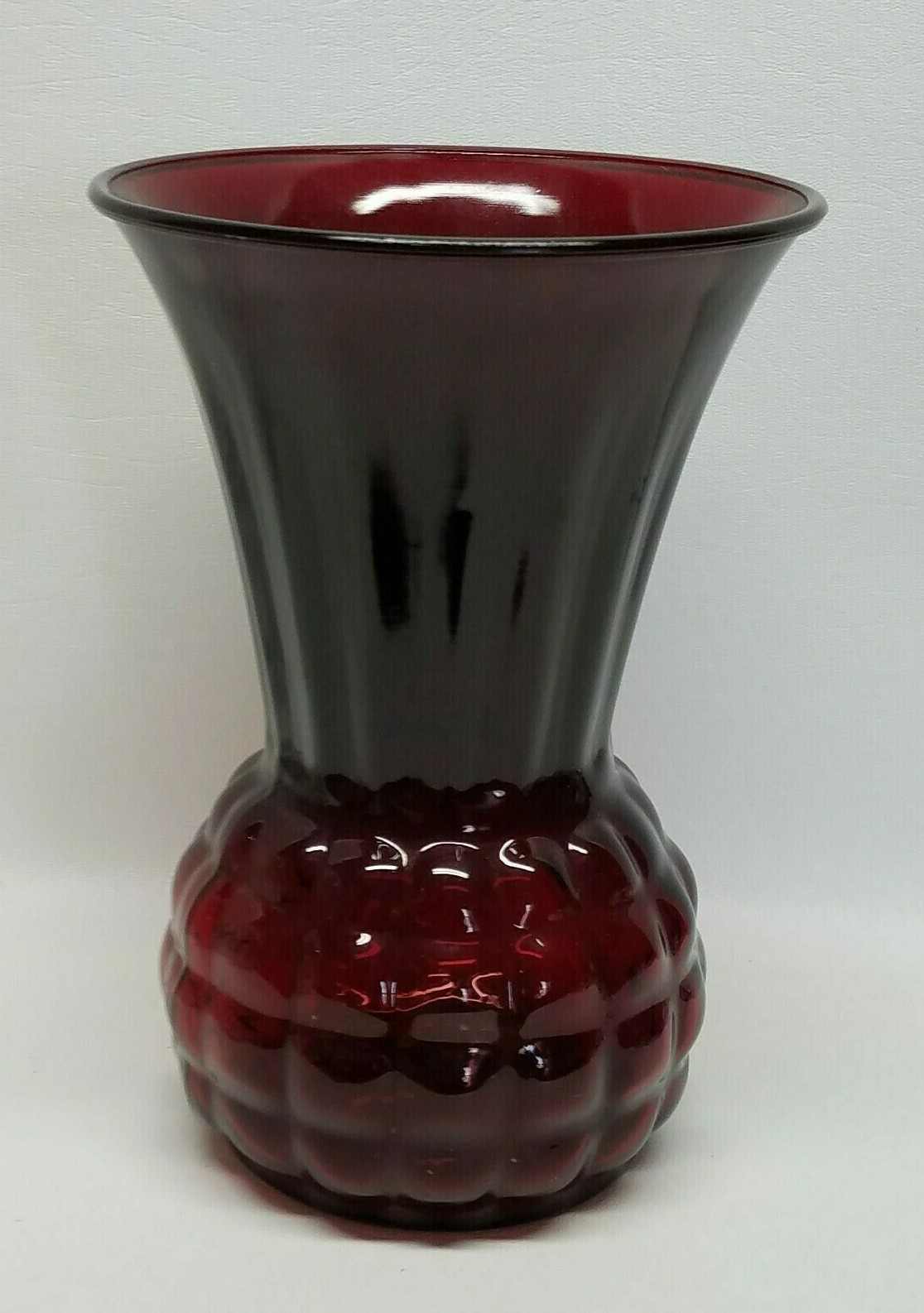 Vintage Ruby Red Tall 9