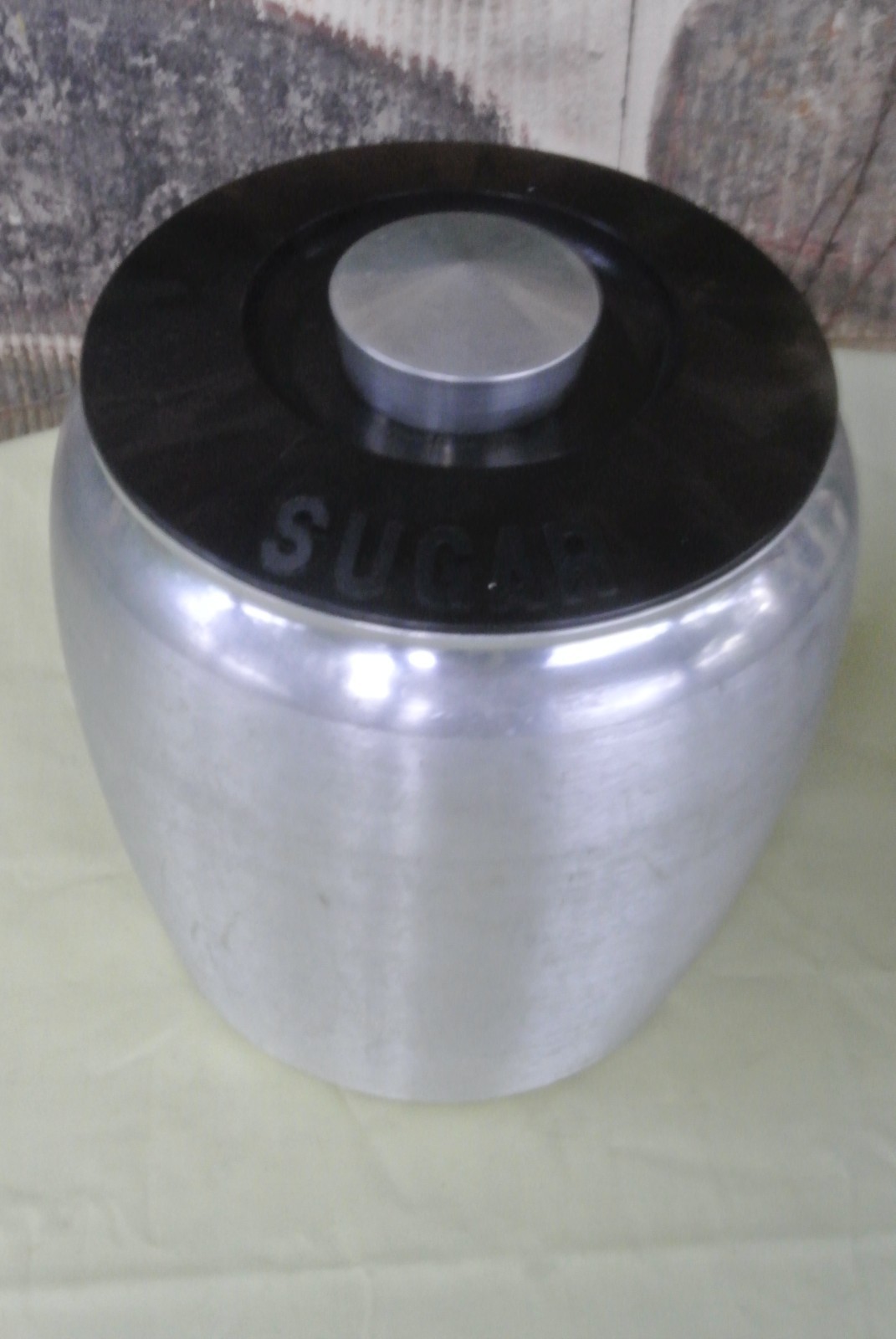 VTG 50’s Kromex Spun Aluminum Canister Sugar
