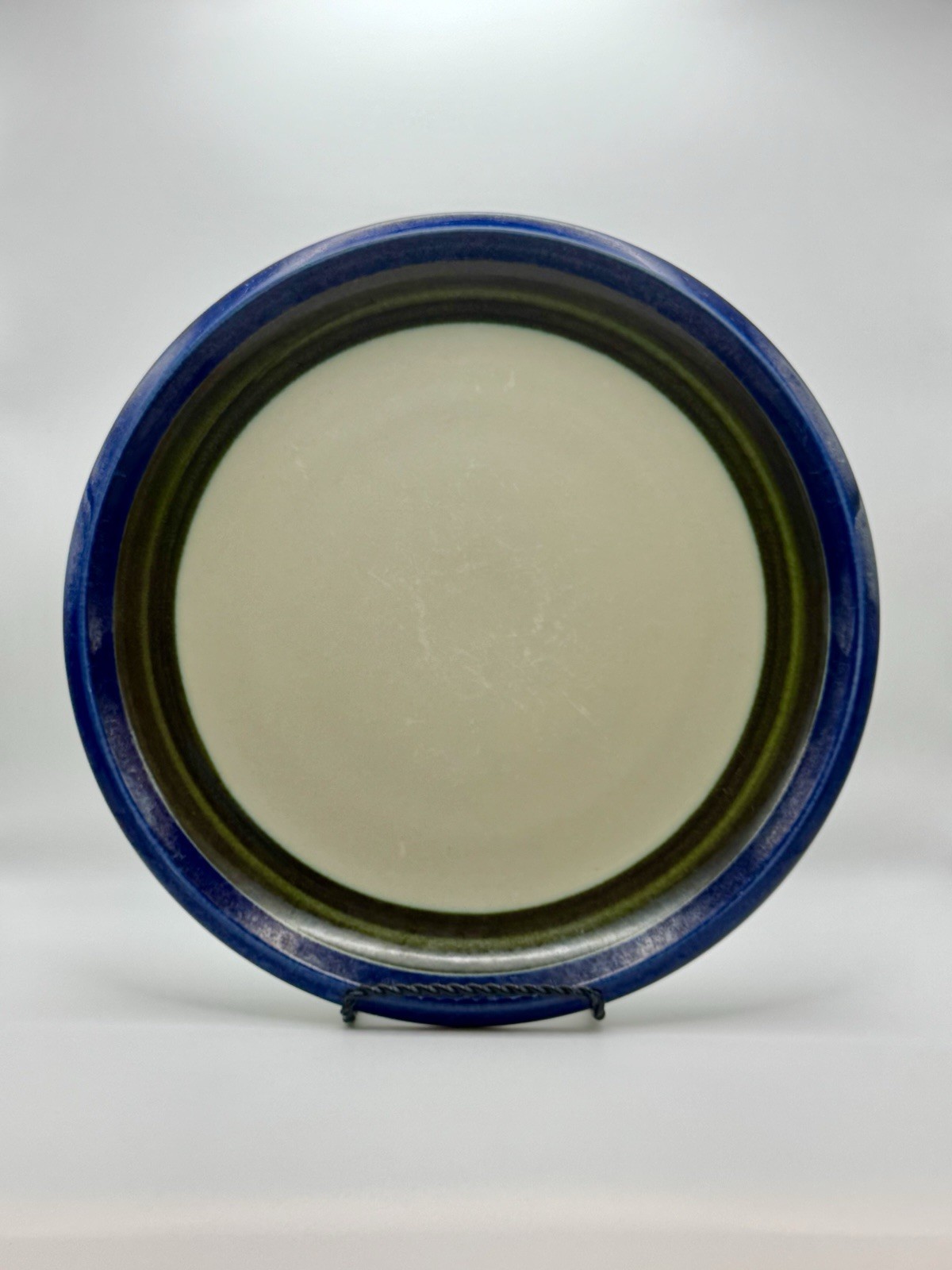 Rorstrand Elisabeth Blue and Green Dinner Plate Sweden 10.75” Rorstrand Elisabeth Blue and Green Dinner Plate Sweden 10.75”
