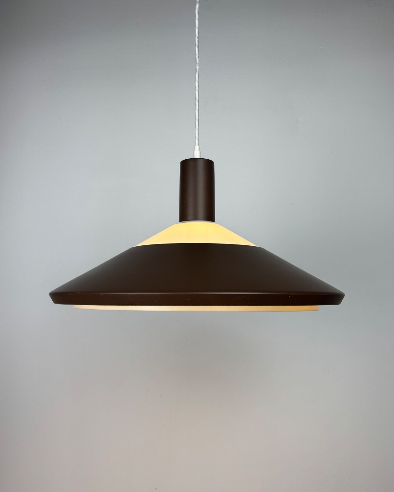 Louis Poulsen Pendant Lamp 1960s Space Age Mid Century Industrial UFO Vintage