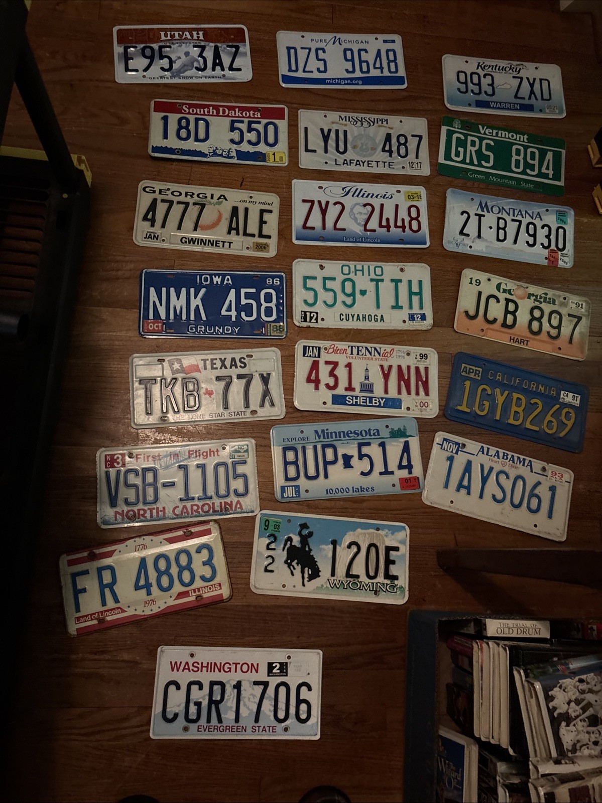 Choice Lot Of 6 License Plates U Choose 6