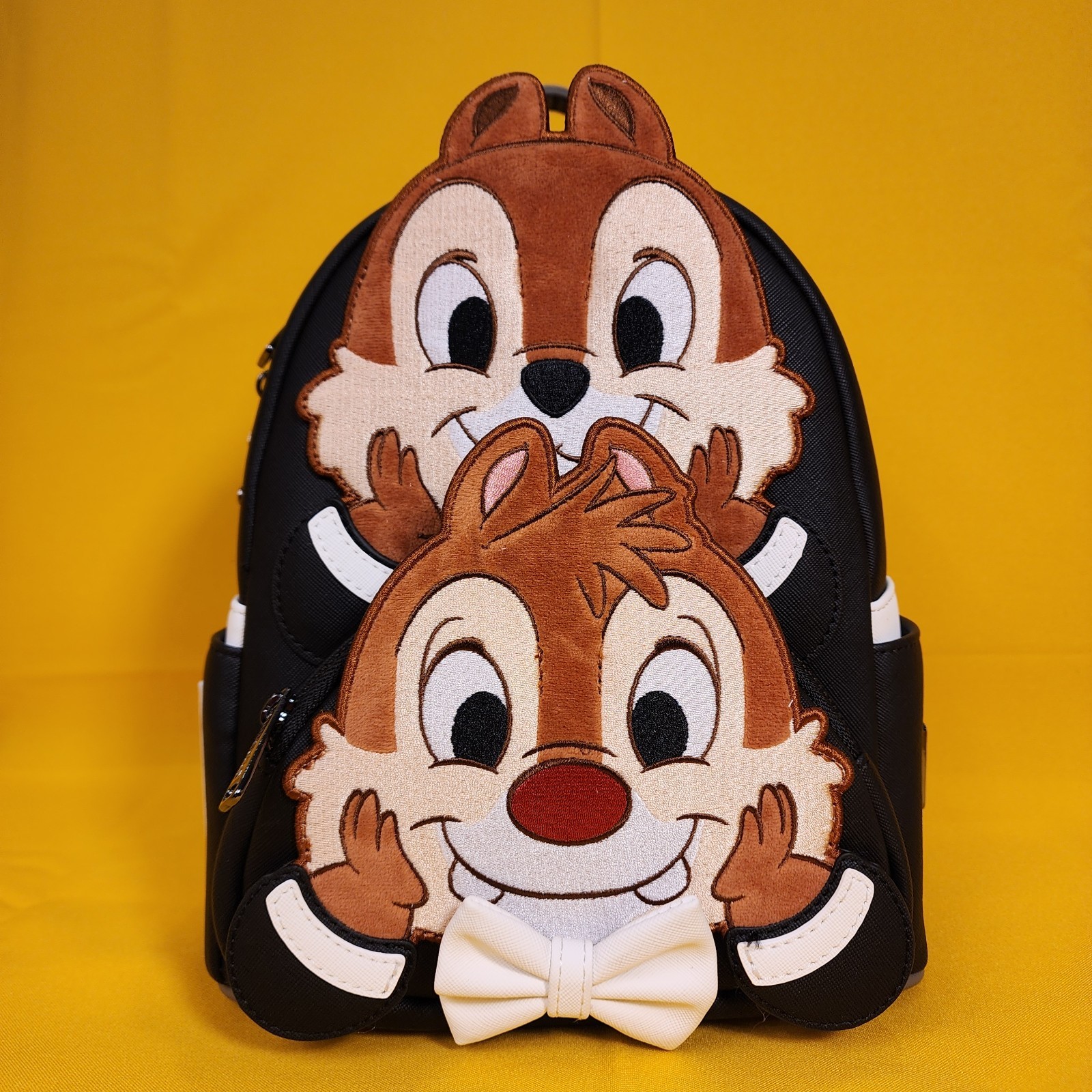 Loungefly Disney Chip N' Dale Two Chips & A Miss Figural Mini Backpack NEW