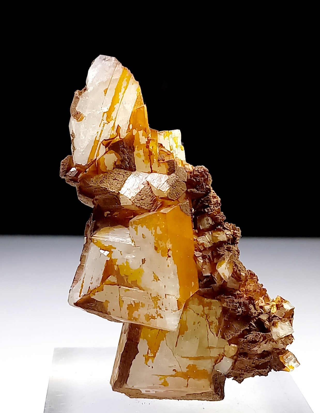 Stunning Fully Terminated Selfstand Step Adularia Crystal :49g Stunning Fully Terminated Selfstand Step Adularia Crystal :49g