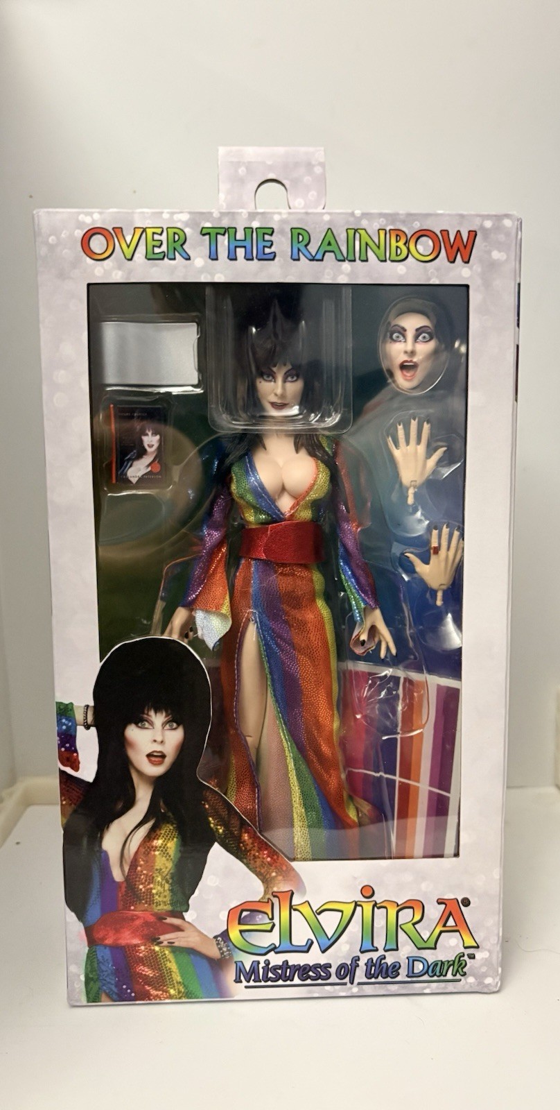 NIB NECA Elvira Mistress of the Dark Over the Rainbow Figure 2024 Doll Toy