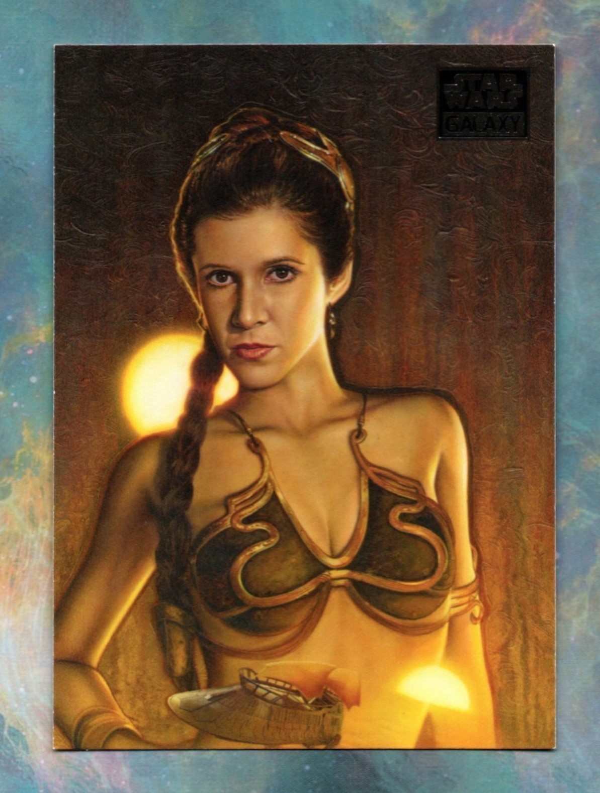 2012 Topps Star Wars Galaxy Series 7 BASE Card #4 / A DIFFERENT SIDE OF LEIA 2012 Topps Star Wars Galaxy Series 7 BASE Card #4 / A DIFFERENT SIDE OF LEIA
