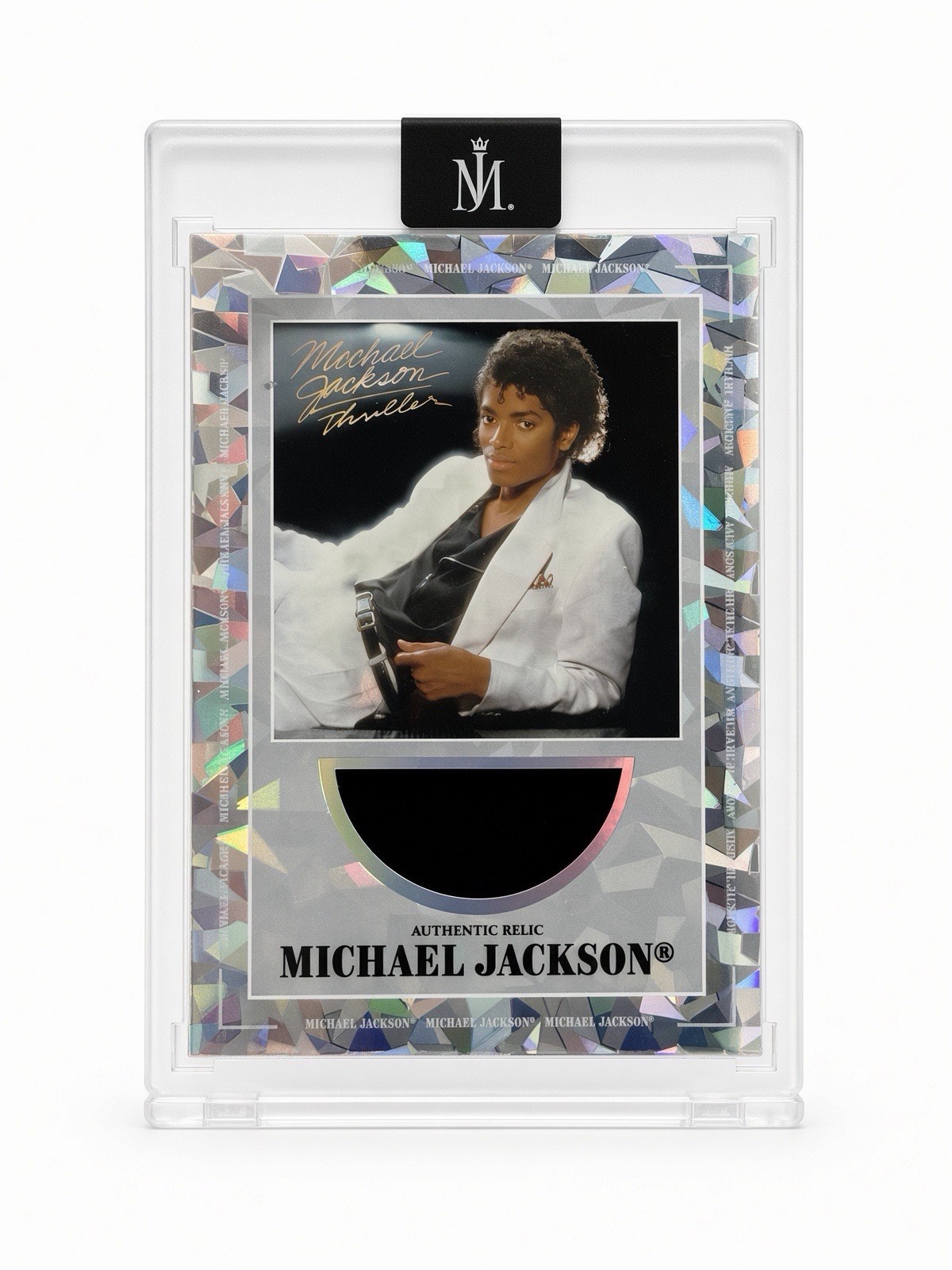 Michael Jackson Keepsake Album Collection #16 Thriller Authentic Relic 37/50 Michael Jackson Keepsake Album Collection #16 Thriller Authentic Relic 37/50