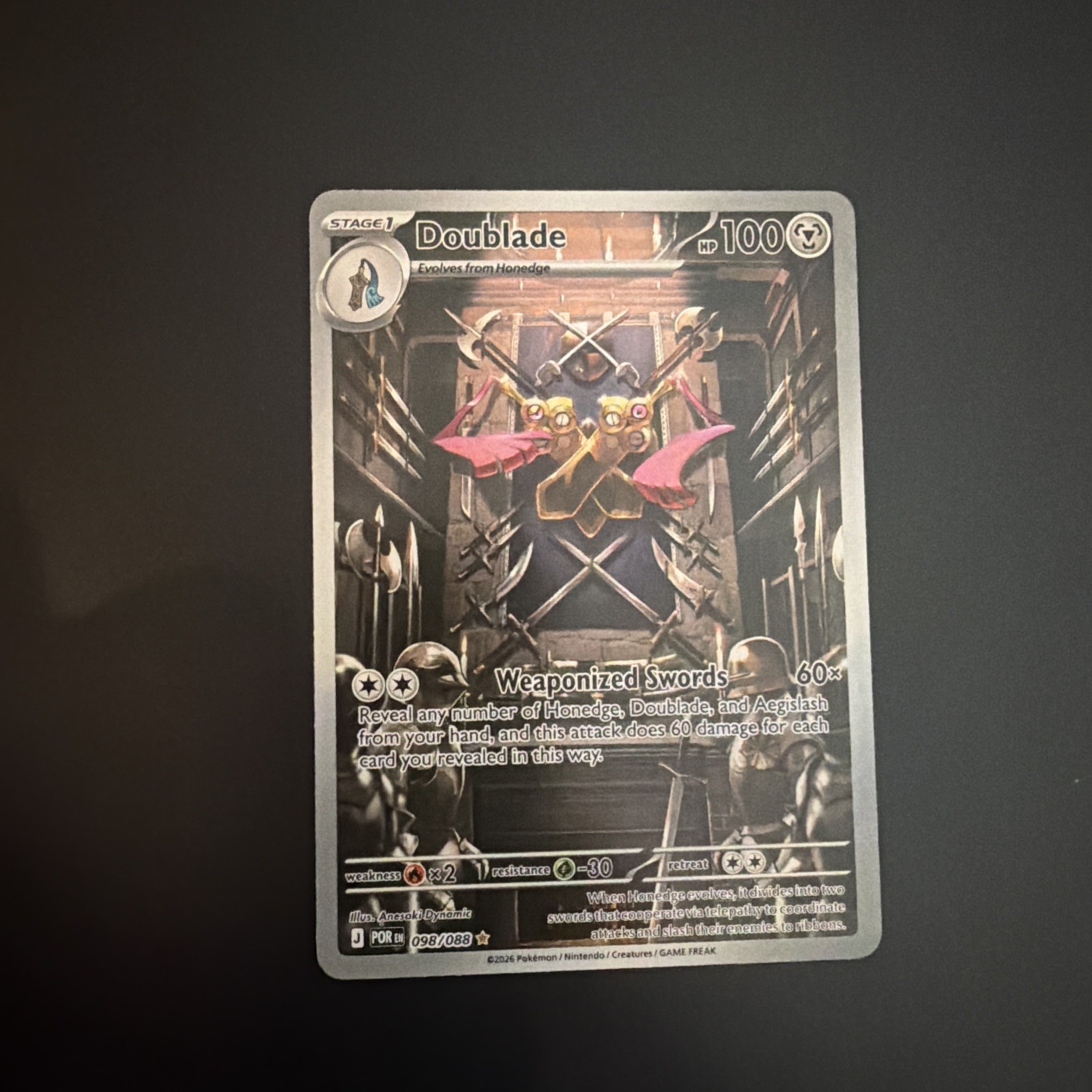 Doublade 098/088 | Illustration Rare | Perfect Order Pokémon TCG