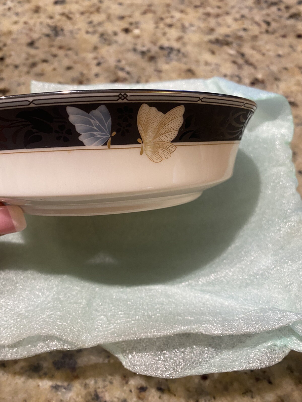 RARE Noritake Enchanteur Coupe Soup Bowl - 7701….Retired In 87”