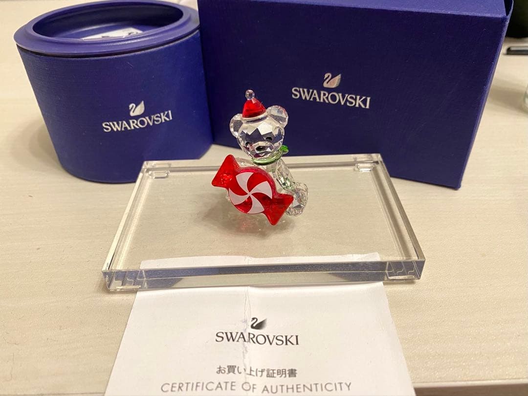[Final price reduction] Swarovski Chris Bear (2021 limited edition) with base