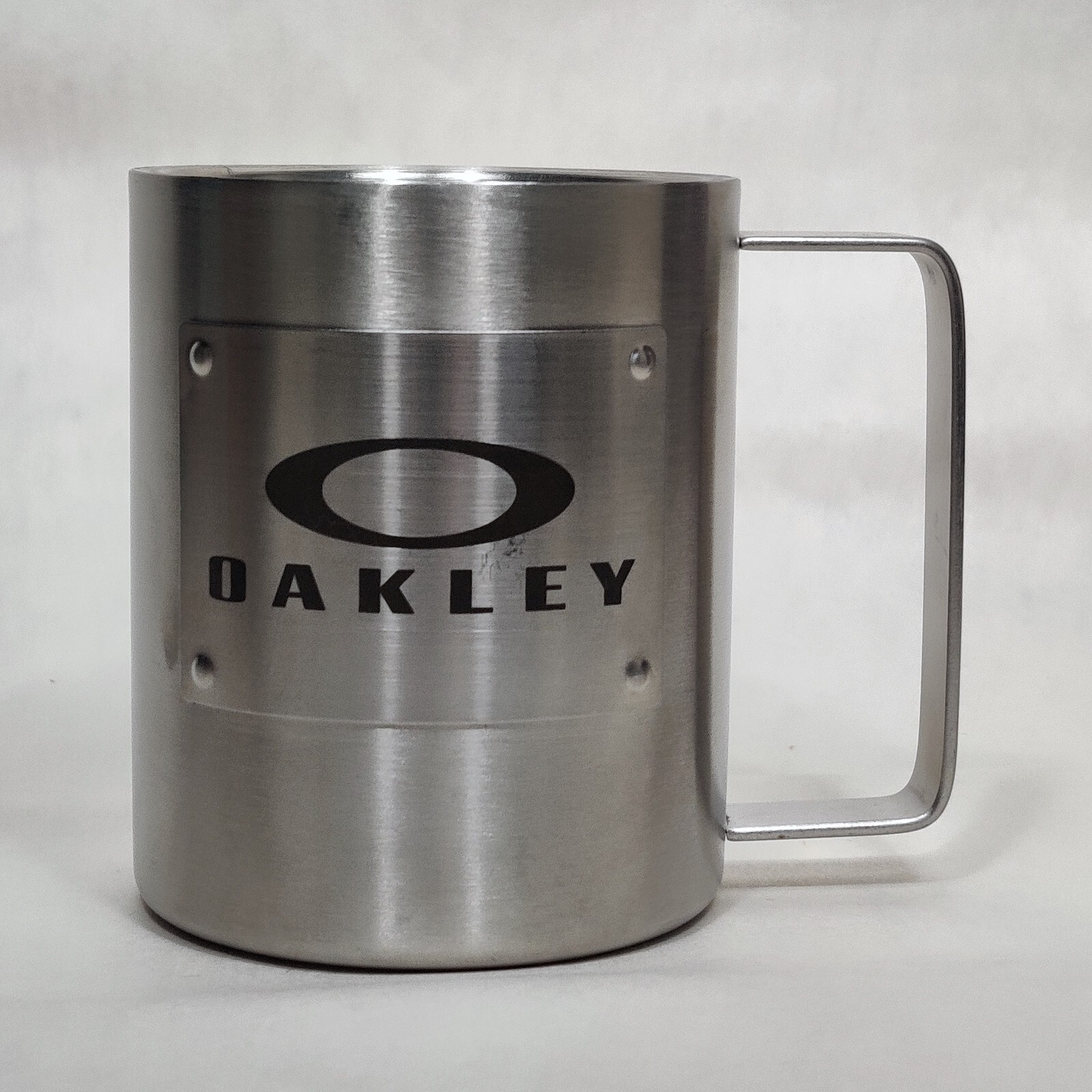 Rare Oakley Stainless Steel Mug Metal Promotional 2016 Coffee Very Hard to Find