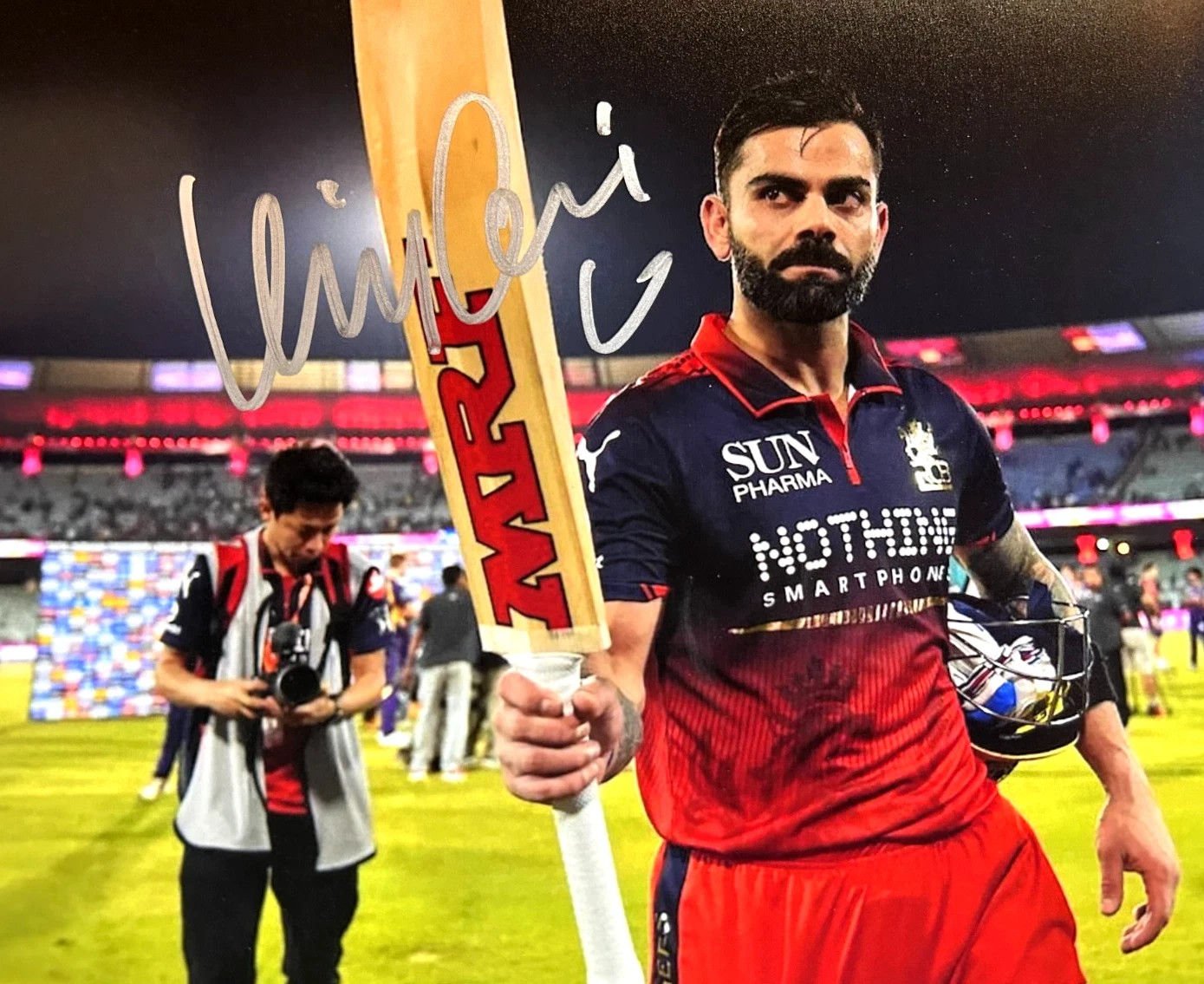 VIRAT KOHLI Signed Autograph 8x10\