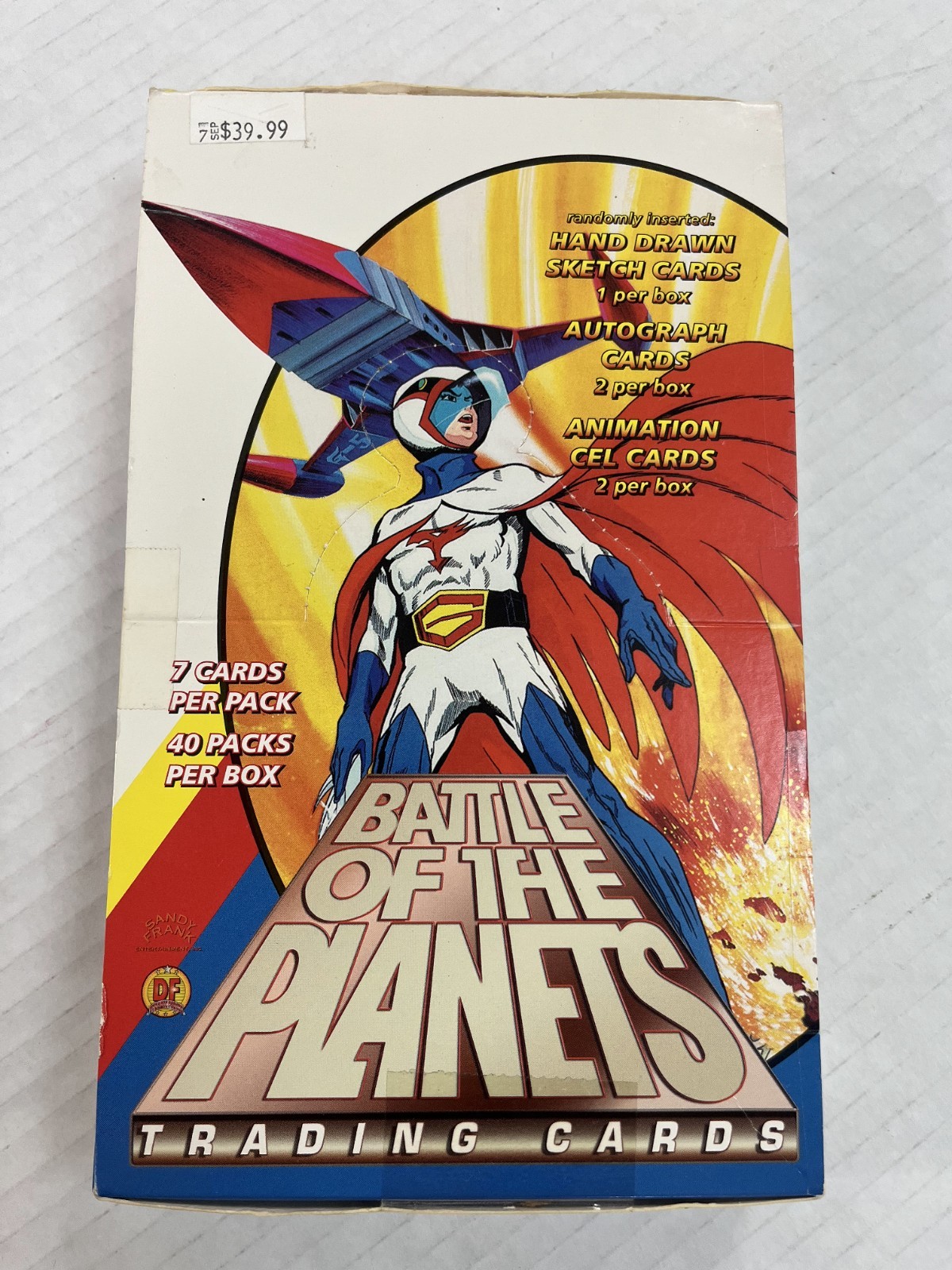 Dynamic Forces Battle of the Planets Trading Cards Full Box Of 40 Packs