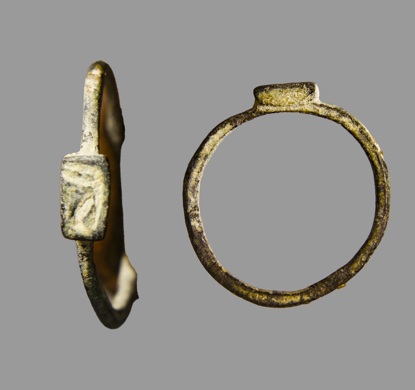 Certified Authentic Egyptian Antiquity Third Intermediate Period Bronze Ring