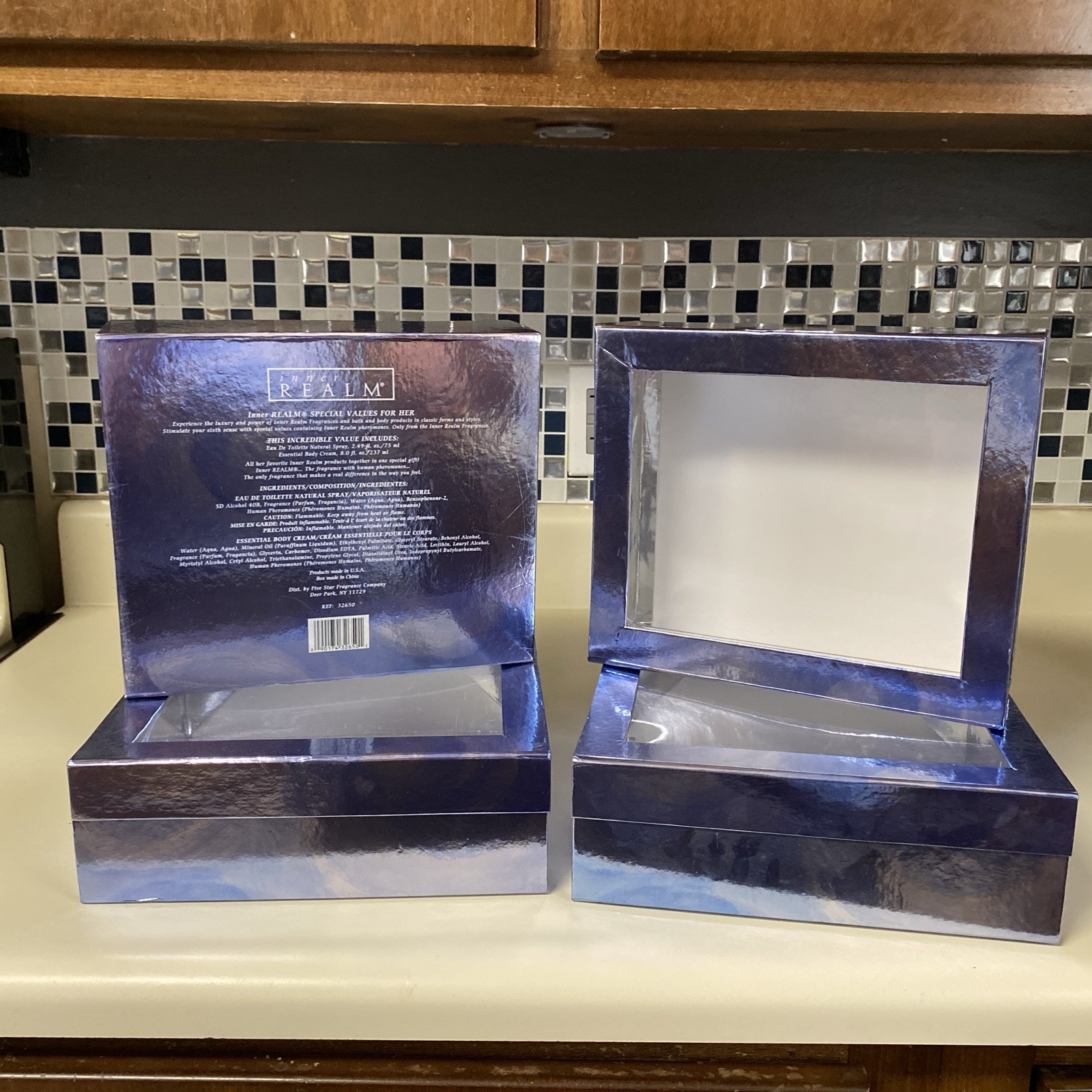 HTF Vintage Inner Realm Gift Boxes Set Of 4 Boxes Only 