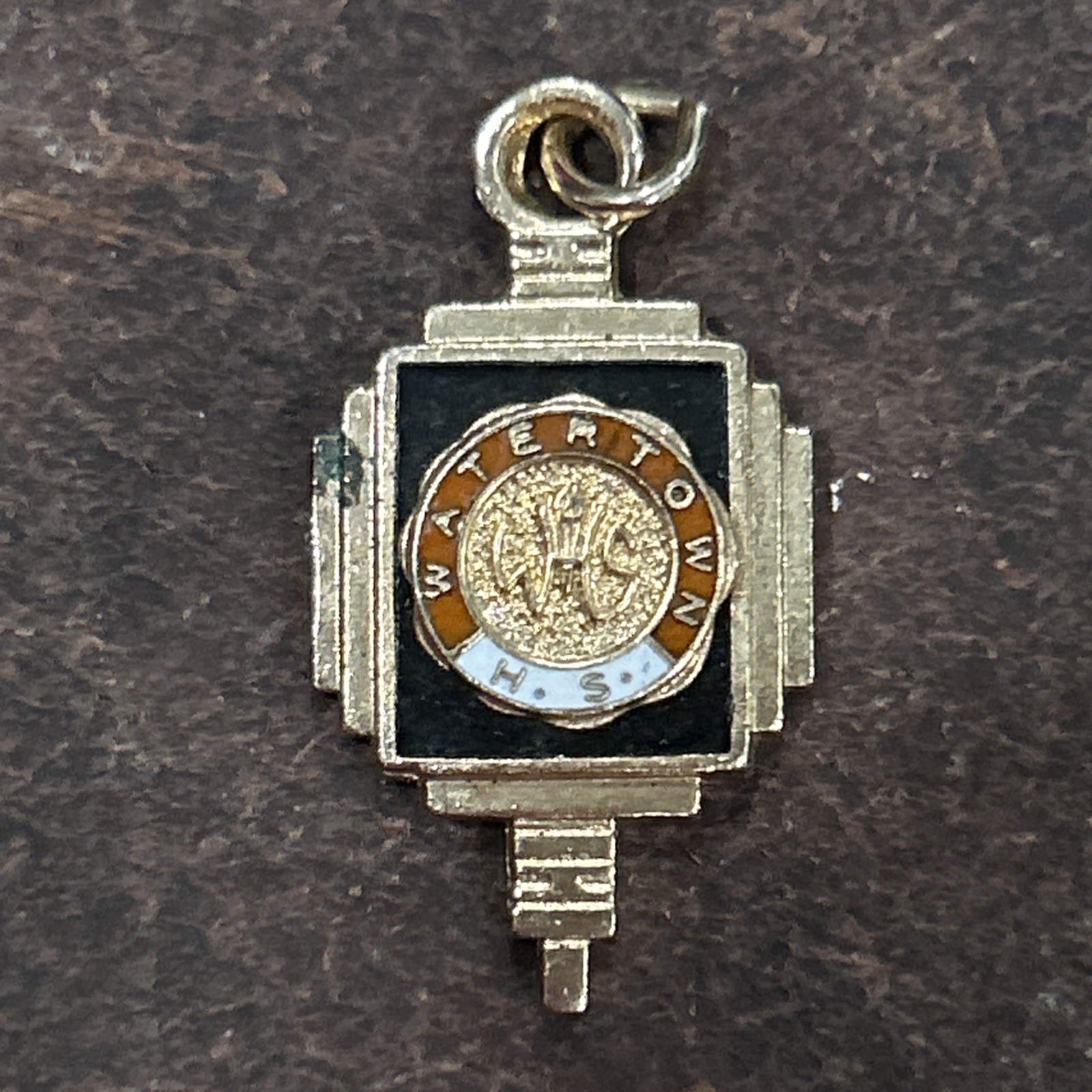 Vintage Watertown High School Key Pendant in EUC Stamped Kinney on back Vintage Watertown High School Key Pendant in EUC Stamped Kinney on back