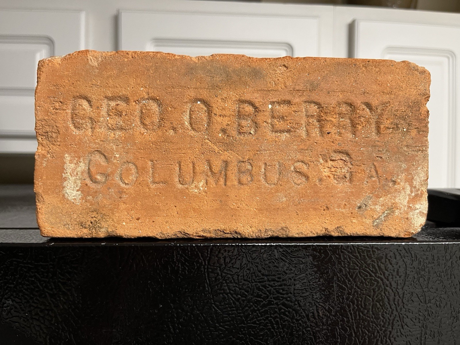 Geo O Berry Columbus Ga Antique Brick Pottery Georgia