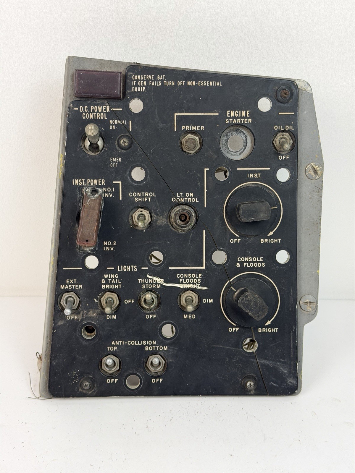 T28 Trojan Cockpit Instrument Panel Vintage Warbird Aircraft