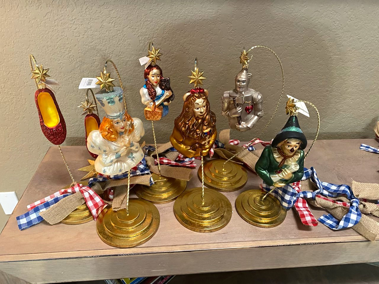 Christopher Radko Wizard Of Oz Collection - 6 Pieces With Boxes
