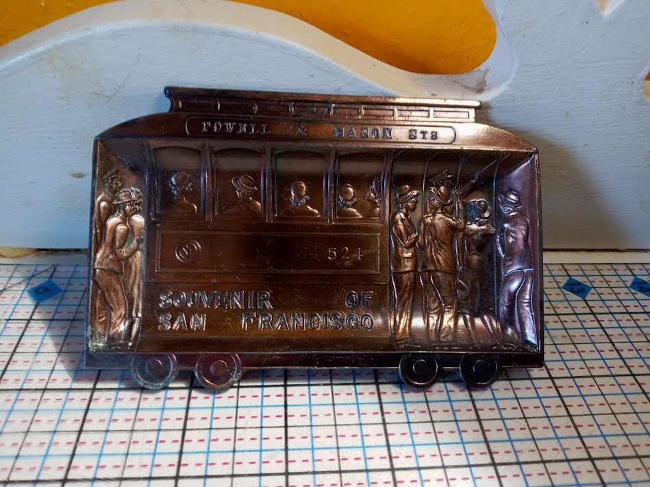 Vintage San Francisco Cable dish Made In Japan