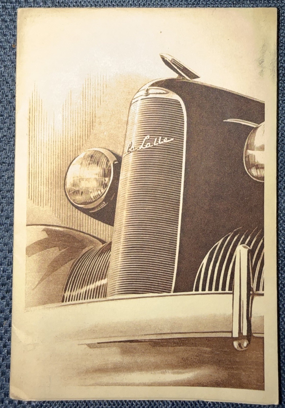 1939 LaSalle Car Ad Sales Magazine Super-Charged Rare Wall Art Hollywood