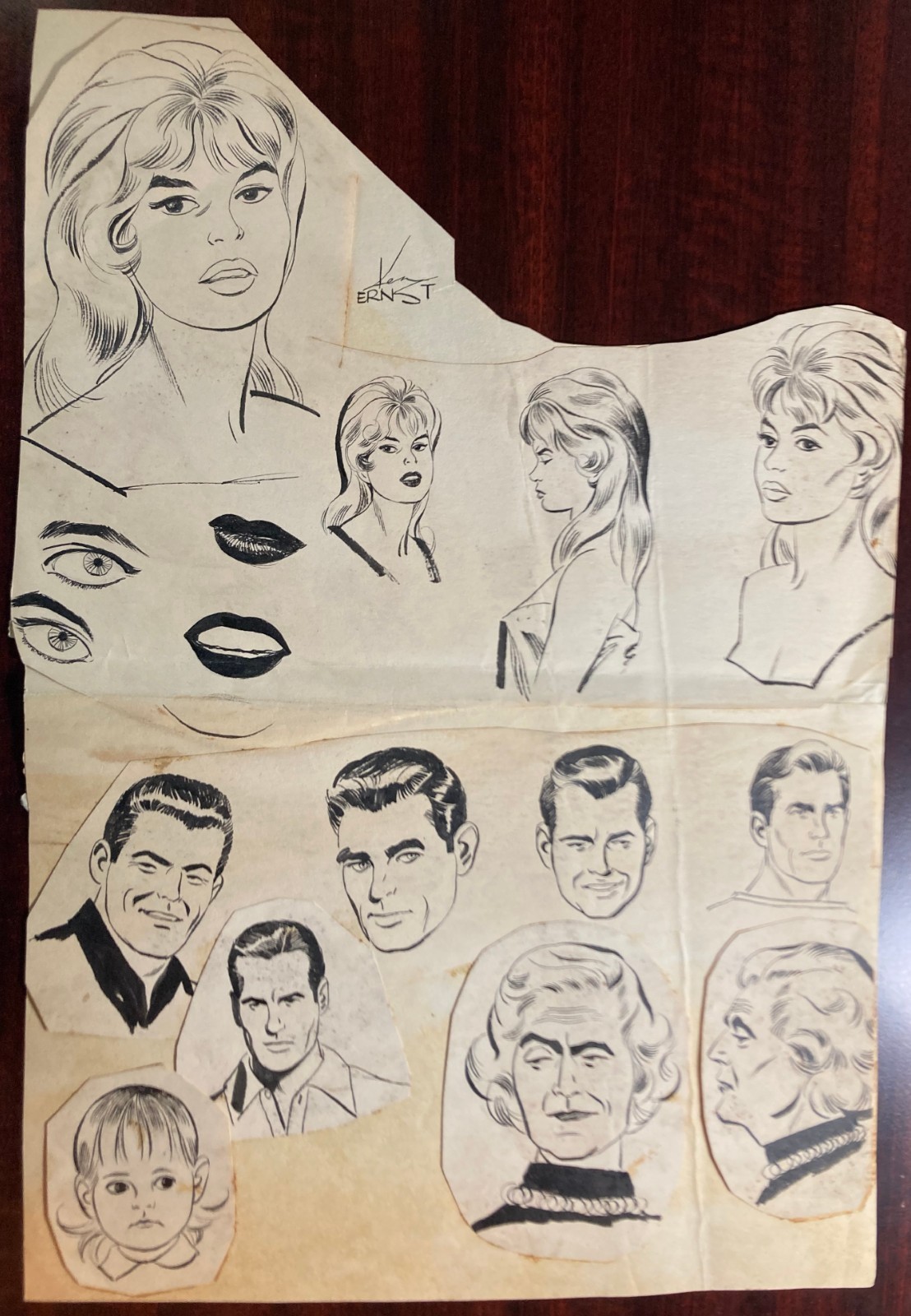 Ken Ernst MARY WORTH original art work