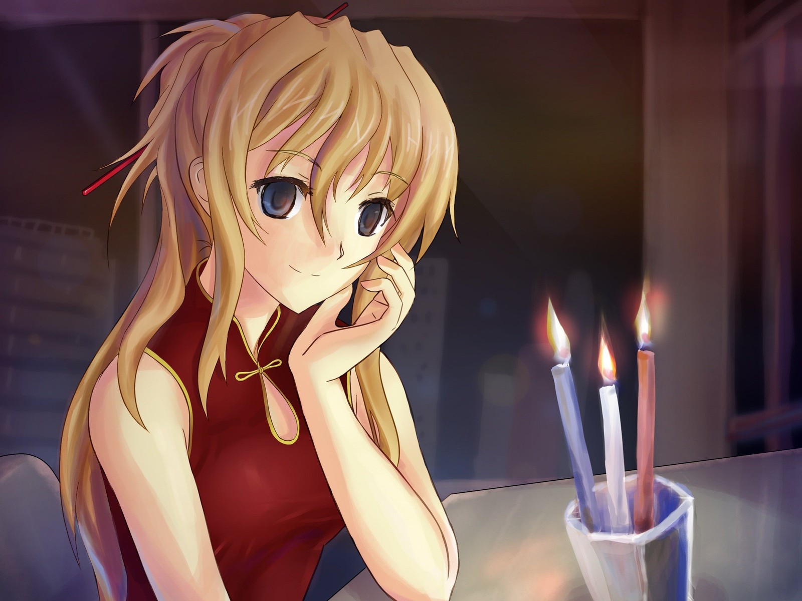 Katawa Shoujo Girls Lilly Anime Poster 11x17in Glossy High End Print Wall Art