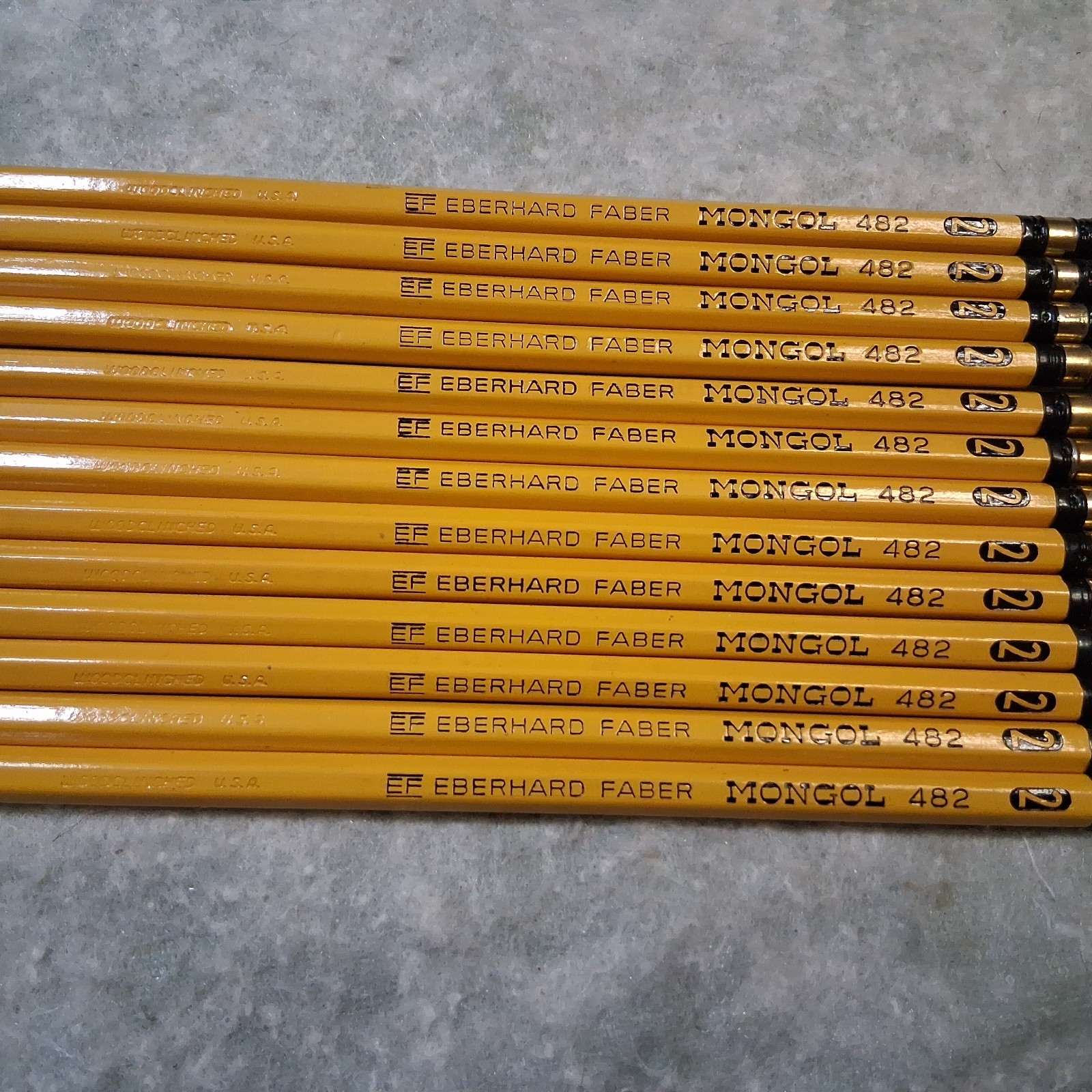 Vintage Mongol 482 Woodcinched Advertising Pencil Lot Carnegie Mellon University