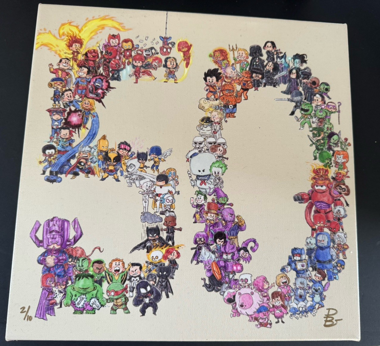 SDCC 2019 Canvas 50th anniversary Marvel,DC+ Patrick Ballesteros 12 SDCC 2019 Canvas 50th anniversary Marvel,DC+ Patrick Ballesteros 12