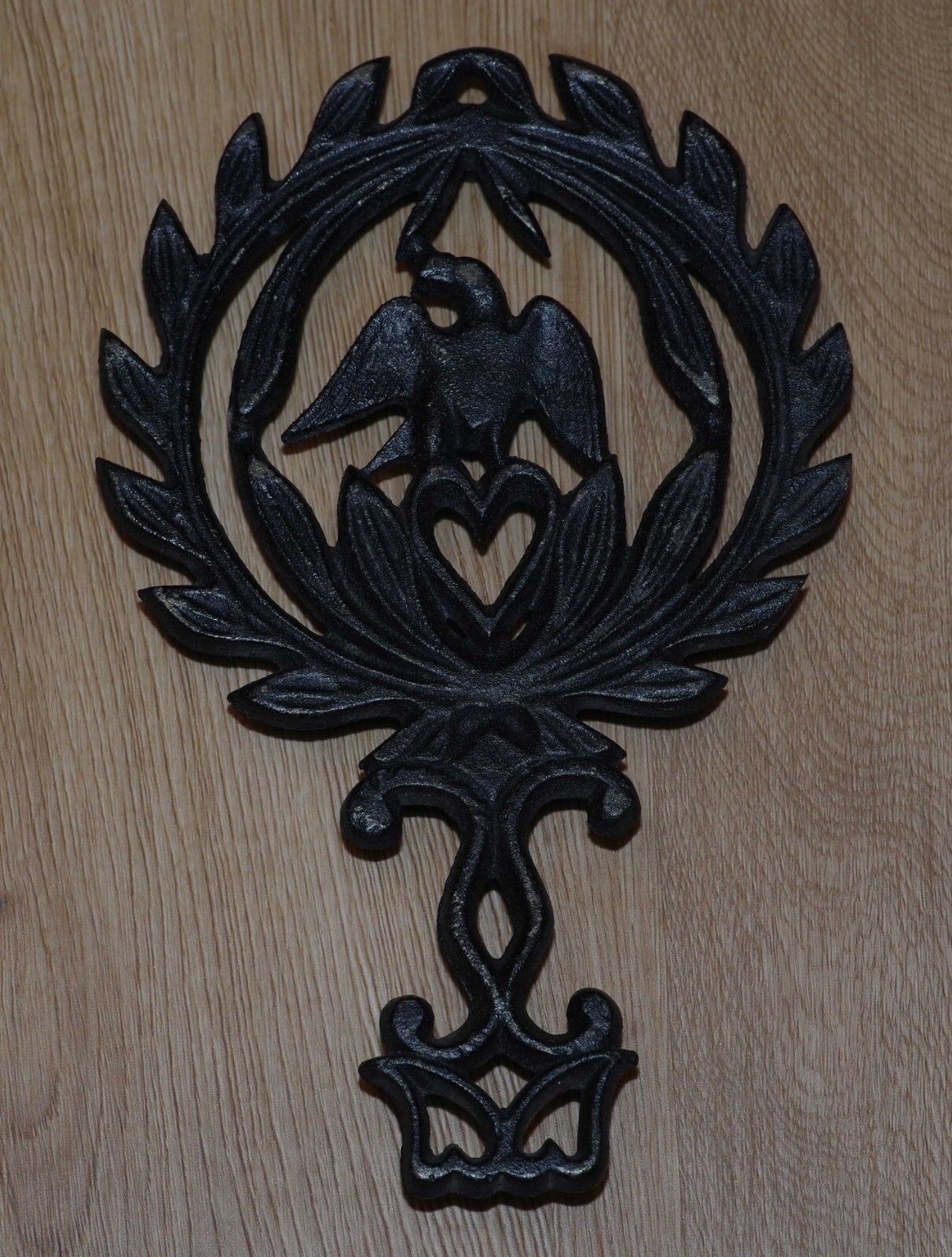VINTAGE Cast Iron TRIVET American Eagle Made in USA 1940\'s