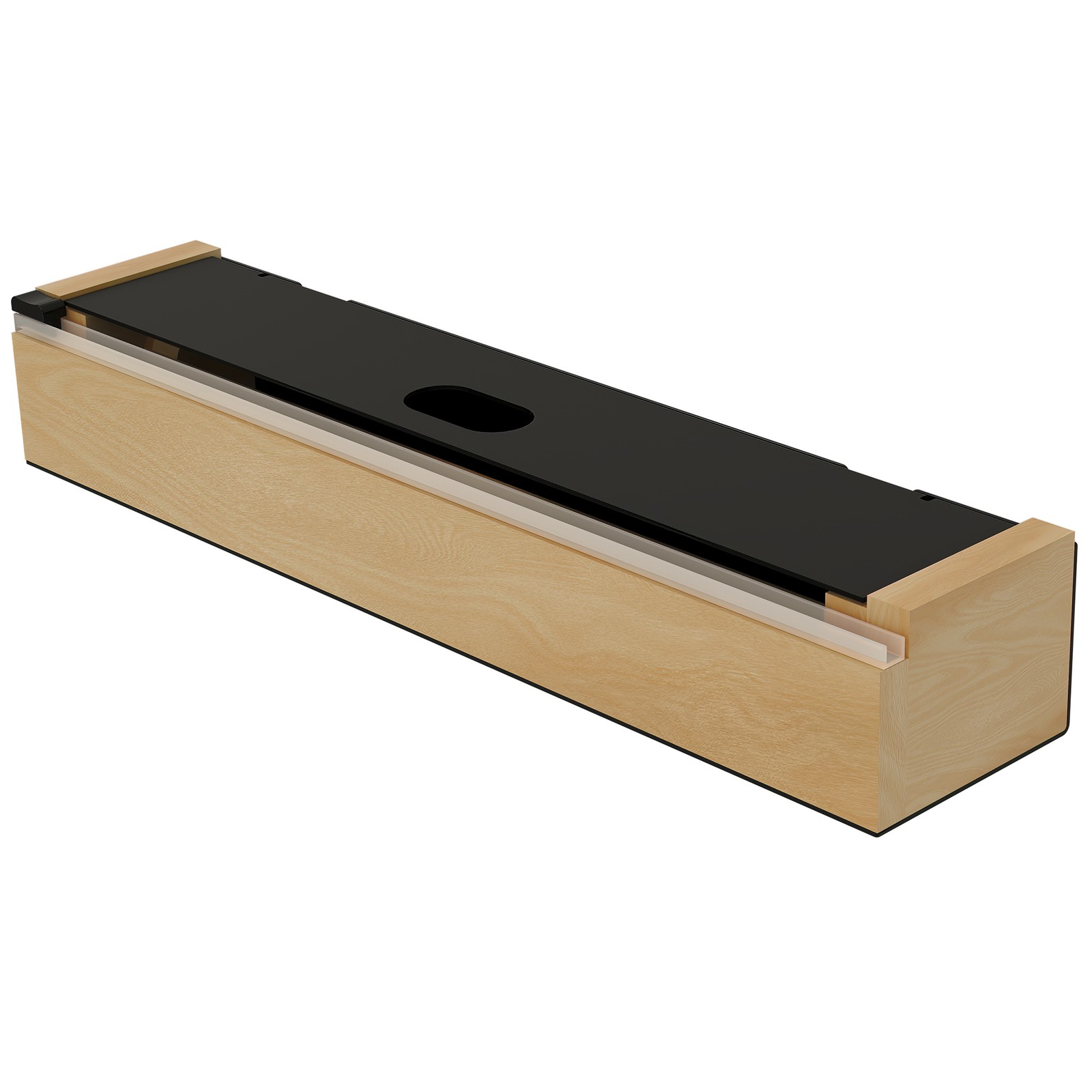 Rev-A-Shelf Foil Wrap Insert Organizer and Dispenser for Kitchen, Black