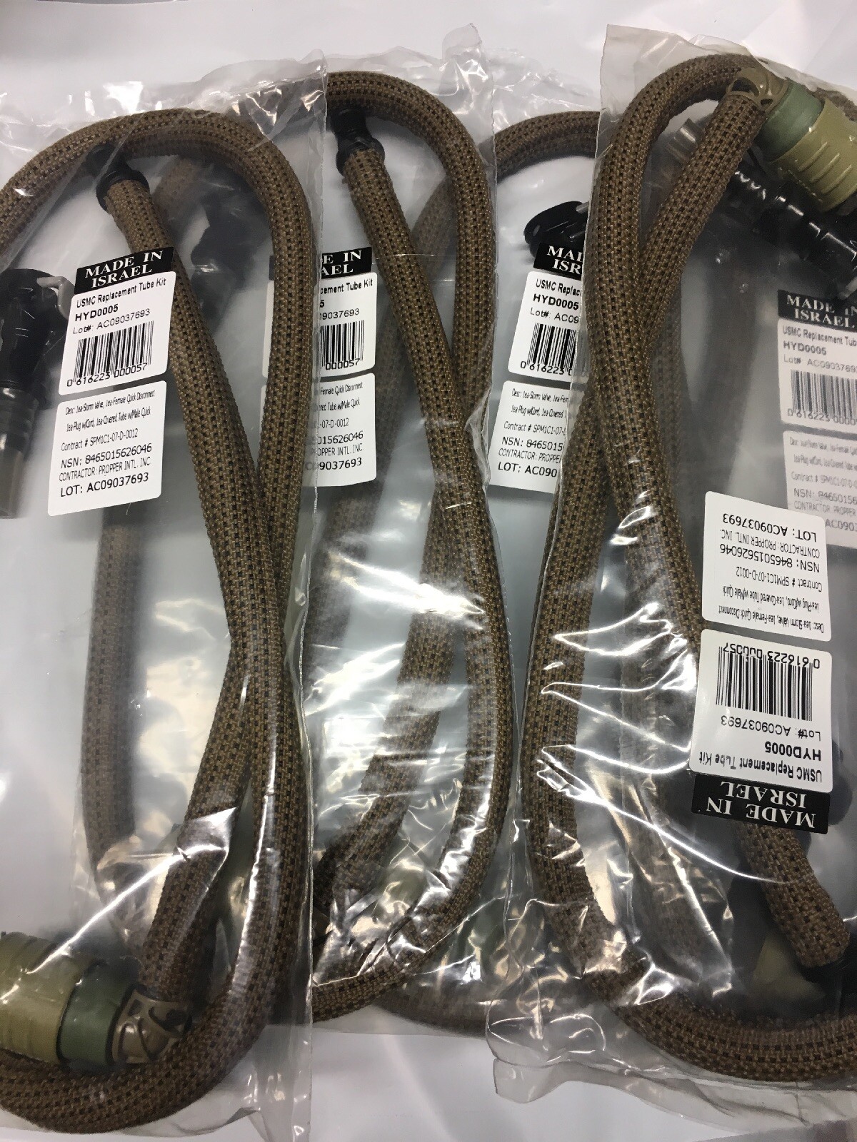 5 NEW USGI USMC Source Hydration Replacement Hose Tube w/ Bite Valve 1064 NIB
