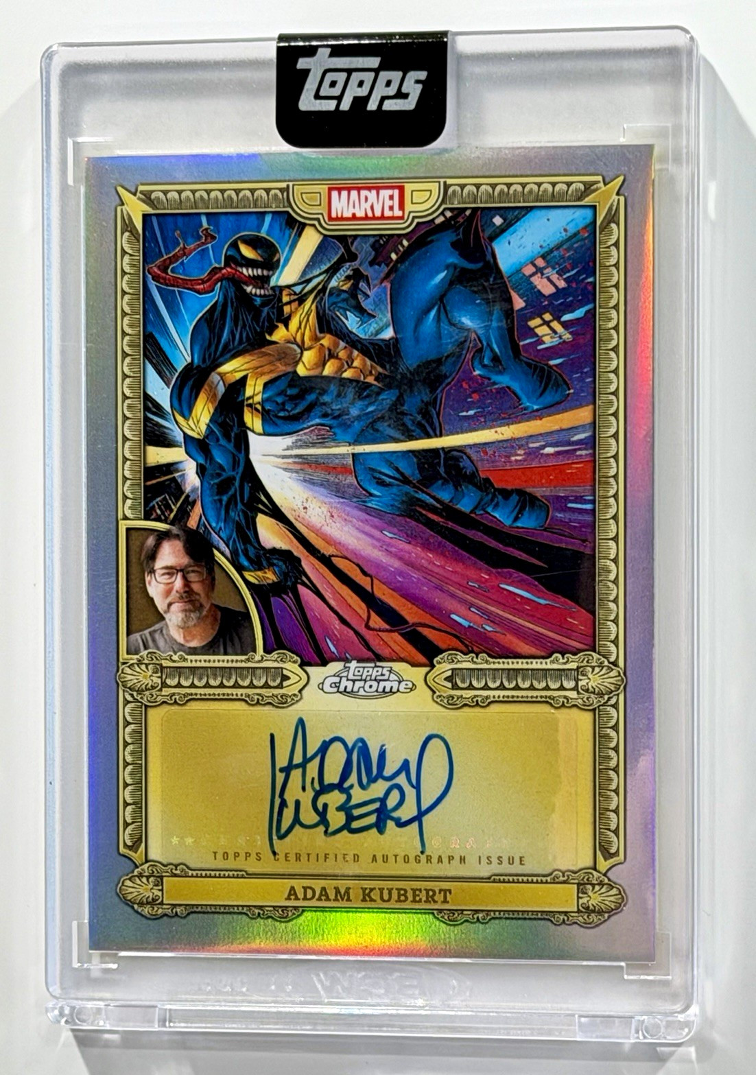 Topps 2026 Topps Mint Marvel Chrome Autograph Venom Adam Kubert CA-AK