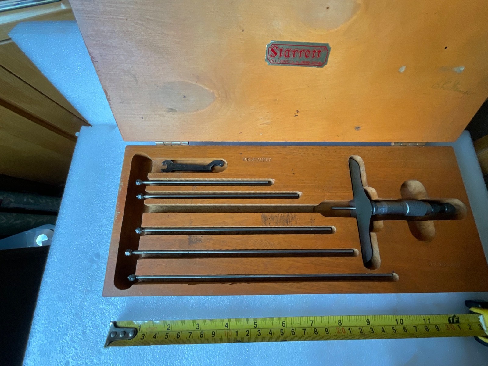STARRETT IMPERIAL DEPTH MICROMETER
