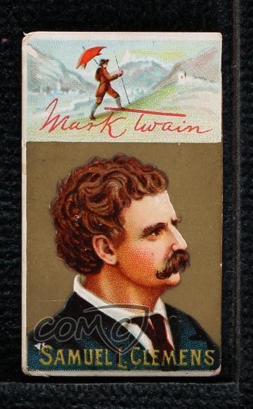 1888 Duke\'s Great Americans Tobacco N112 Mark Twain 04le