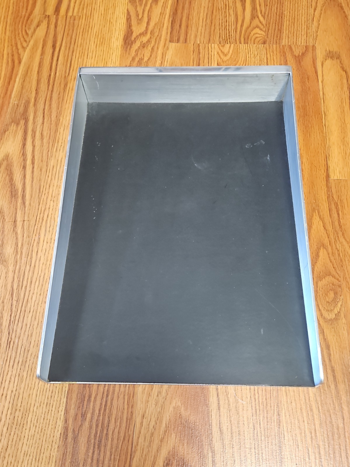 Vintage 70s BPC Industries Aluminum Desk Tray MCM Mid Century Modern Office