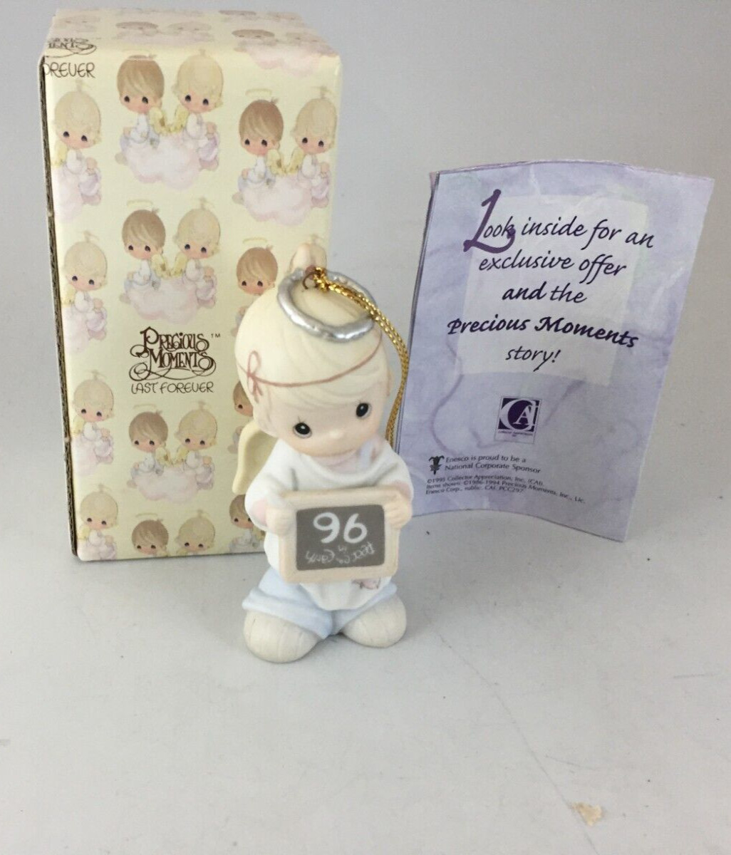 1996, Precious Moments Ornament, Peace On Earth....Anyway 183369, NEW