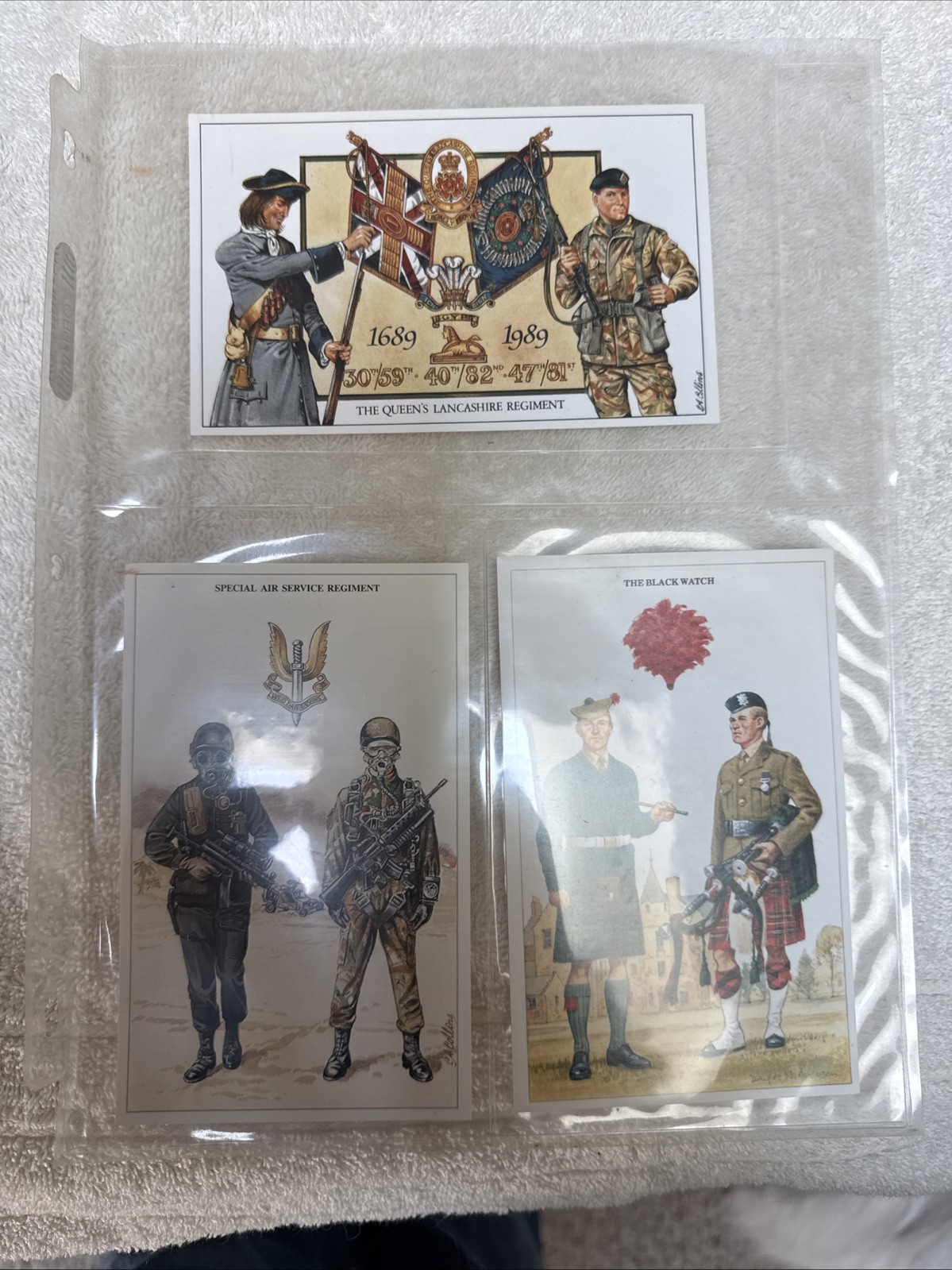 Rare Vintage British Army Regimental Postcard Collection Military Uniform Cards