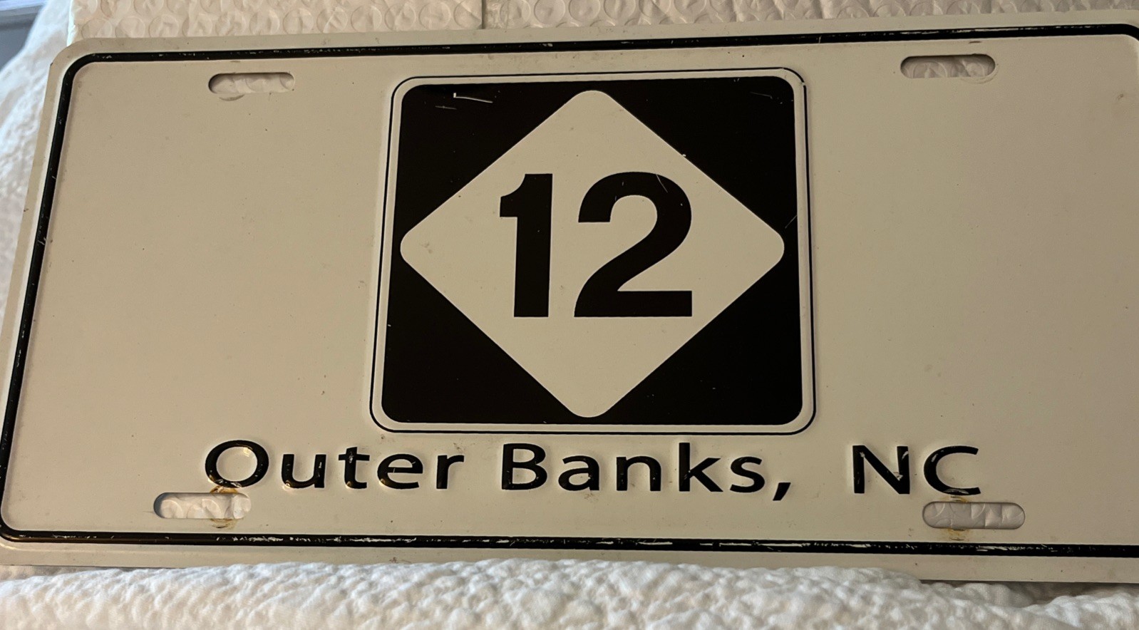 OBX Outer Banx Booster License Plate Outer Banks of North Carolina NC